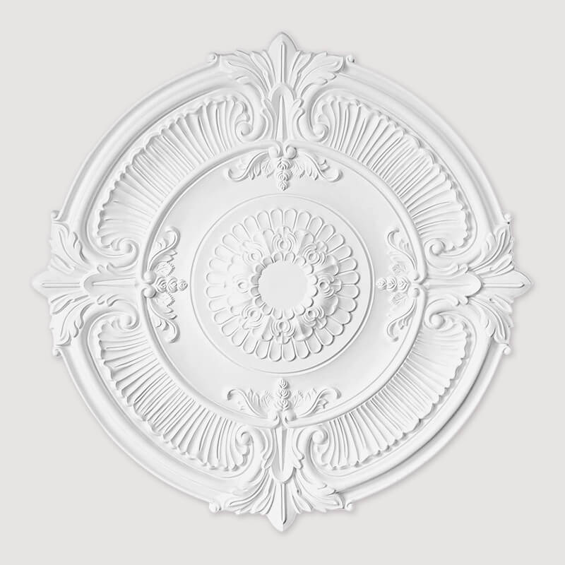 Lightweight Polyurethane Ornate Decorative Ceiling Rose - Aero Orchid 66cm