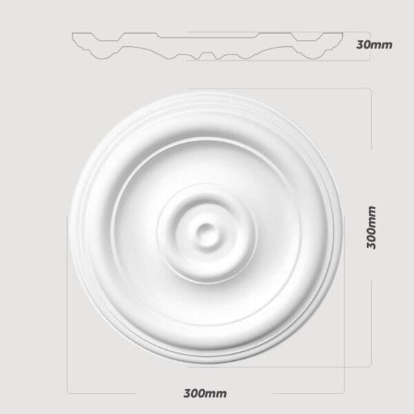 Concentric Ceiling Rose - Harmony Halo