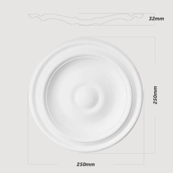 Concentric Ceiling Rose - Luna Luxe