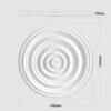 Concentric Ceiling Rose – Spirale Binaurale