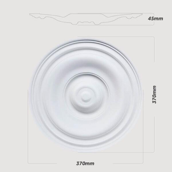 Concentric Ceiling Rose - Stella Sweep