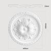 Decorative Ceiling Rose – Braccia Floreali