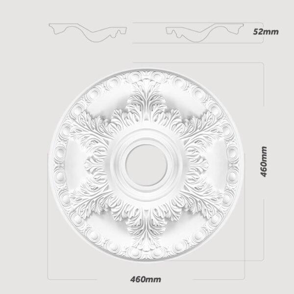 Decorative Ceiling Rose - Eleganza Echo