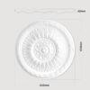 Decorative Ceiling Rose – Girasole