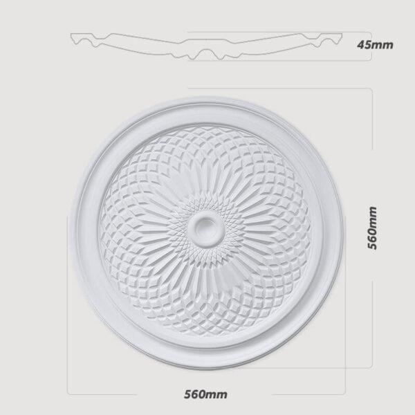 Decorative Ceiling Rose - Radiant Ripple