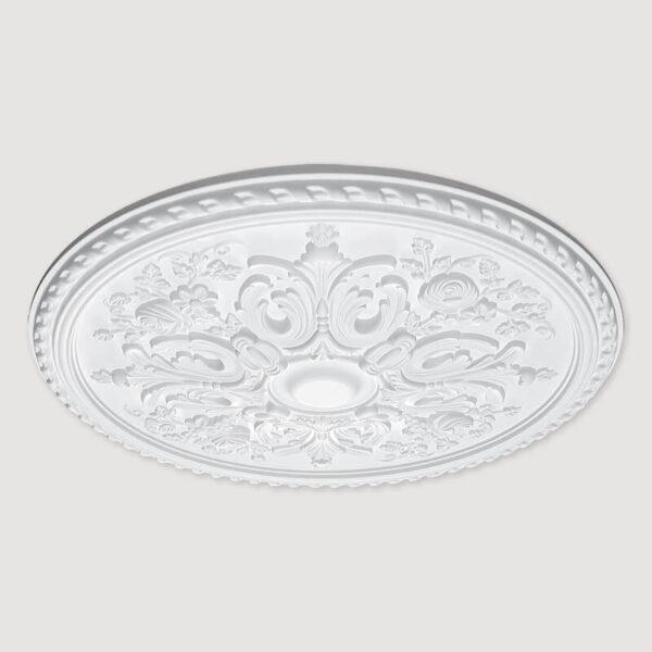 Decorative Ceiling Rose - Regal Rose Bud