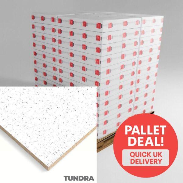 Tundra PRO SC Square Edge Ceiling Tiles - Pallet Deal