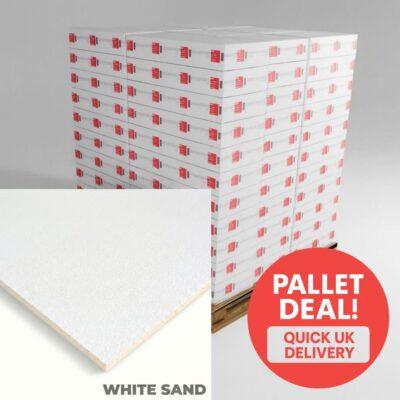 White Sand Ceiling Tiles - Pallet Deal